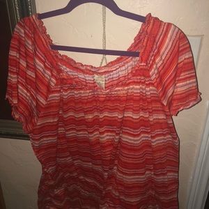Red striped Blouse